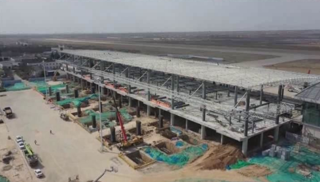 運城機場改擴建項目加快推進，成華防墜器堅守防護崗位